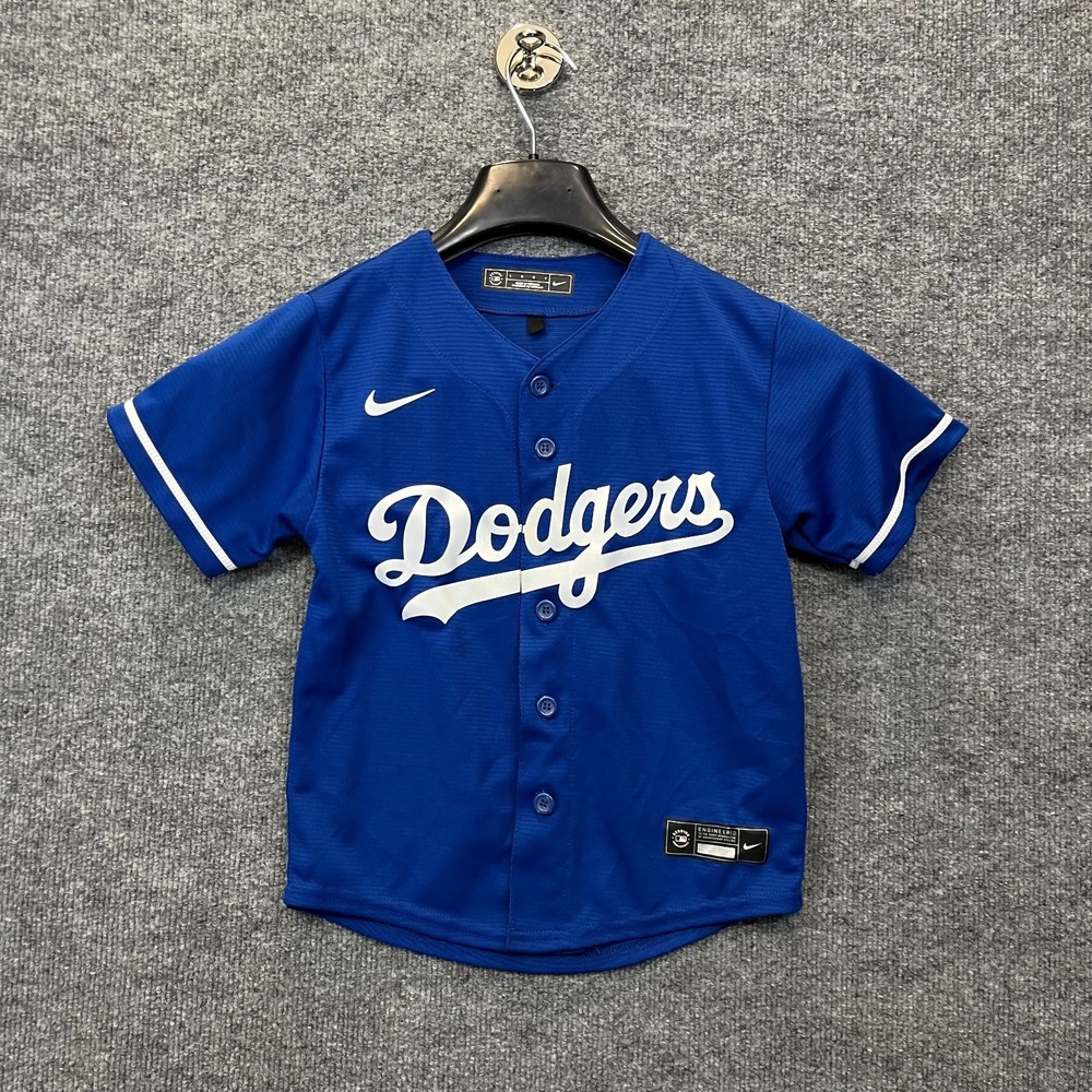 Cody Bellinger #35 Los Angeles Dodgers Nike Jersey Blue Baseball Sports Kids - L